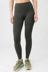 Mandala Monoprinted Tights (Moss)