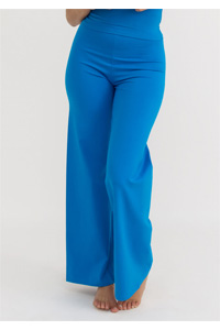 Organic Basics Core Straight Leg Pants (Azure Blue)