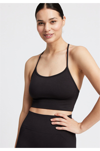 Rethinkit Hilde Seamless Sports Bra (Almost Black)