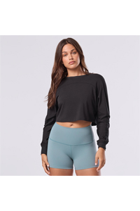 Tavi Long Sleeve Raglan (Ebony)