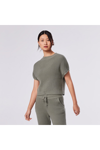 Tavi Alpine Knit Dolman Tee (Leaf)