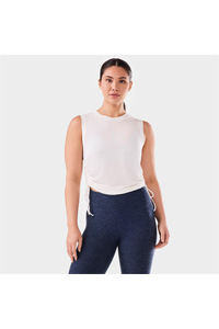 Tavi Crop Side Tie Tank (Coconut)