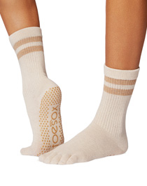 ToeSox Full Toe Crew Grip (Reflect)