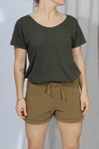 Yogamii Yama Tee (Dark Olive)