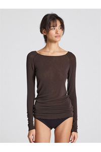 Gai + Lisva Amalie Wool Top (Mulch)