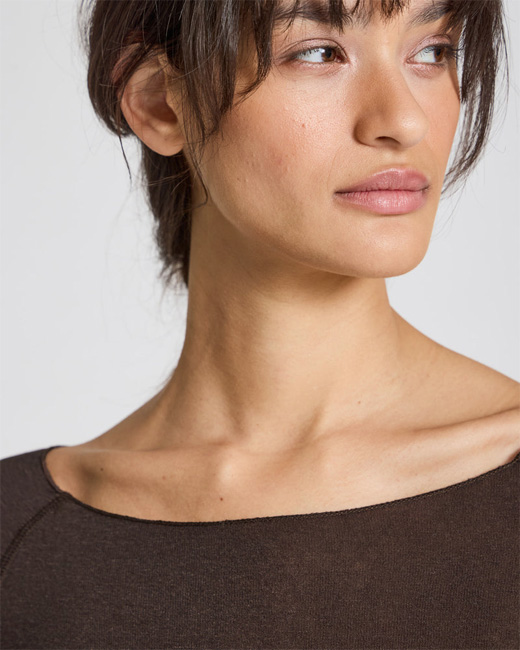 Gai + Lisva Amalie Wool Top (Mulch)