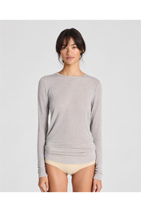 Gai + Lisva Thyra Wool Top (Light Grey Melange)