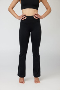 Girlfriend Collective Float Ultralight Flare Legging (Black)