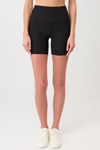 Mandala Biker Shorts (Black)