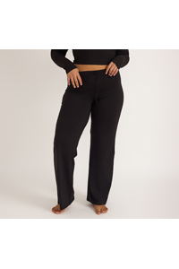 Organic Basics Everyday Straight Leg Pants (Black)