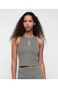 Organic Basics Core Cut-Out Tank (Seaweed)