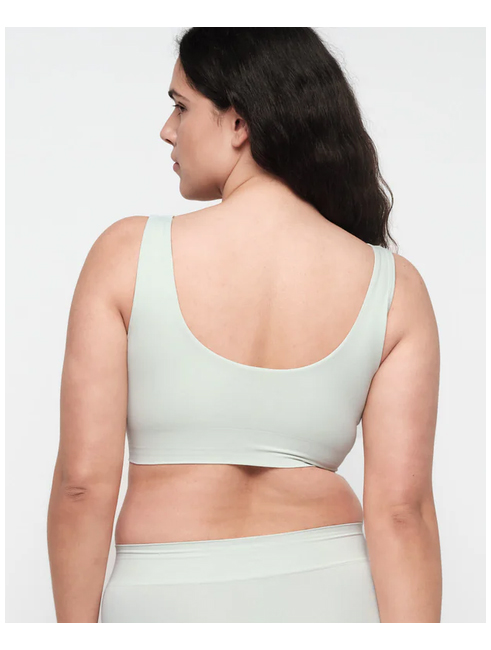 Organic Basics Smooth Bralette (Light Jade)