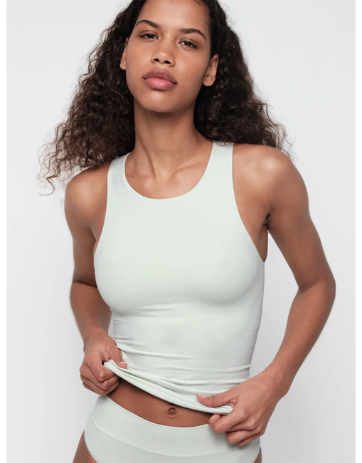Organic Basics Smooth Tank Top (Light Jade)