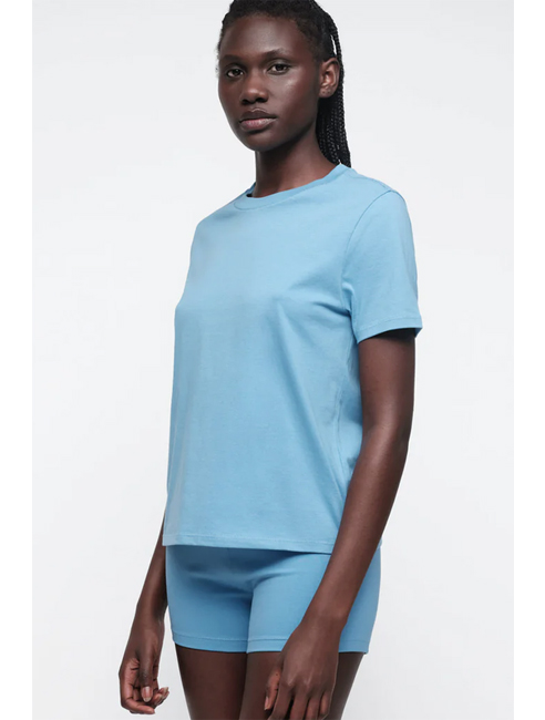Organic Basics True Regular Tee (Scandi Sea)