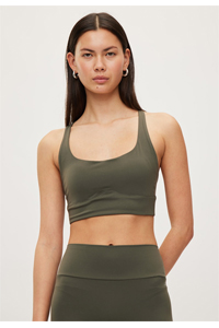 Rethinkit Butter Soft Sports Bra Seinna (Charcoal Olive)