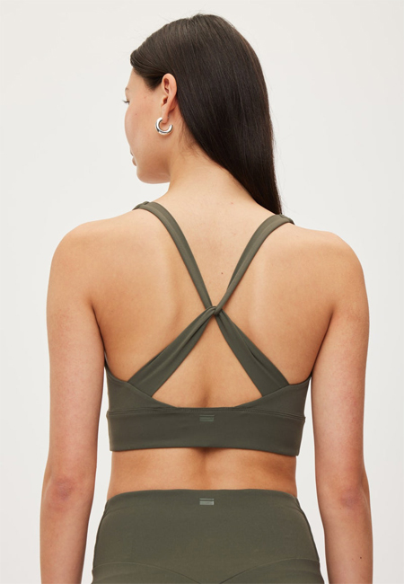 Rethinkit Butter Soft Sports Bra Seinna (Charcoal Olive)