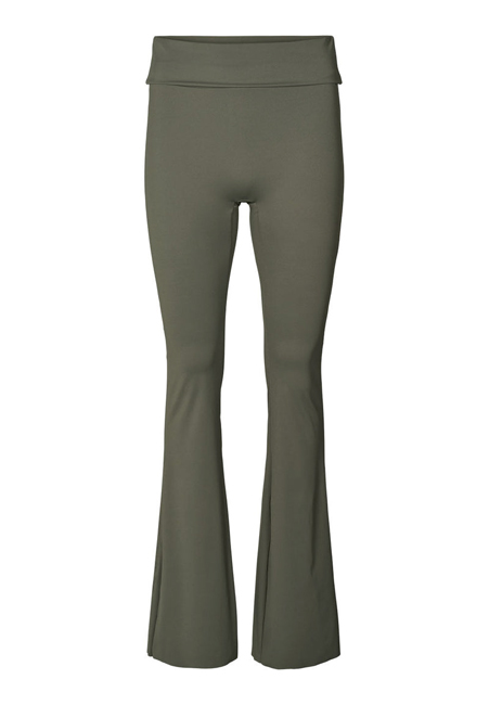 Rethinkit Butter Soft Flare Tights (Charcoal Olive)