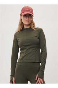 Rethinkit Half Zip (Charcoal Olive)