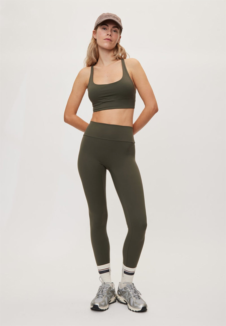 Rethinkit Butter Soft Tights (Charcoal Olive)