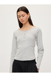 Rethinkit Elevate Longsleeve T-shirt (Grey Melange)