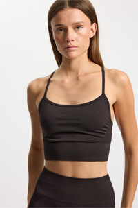 Rethinkit Hilde Seamless Sports Bra (Almost Black)