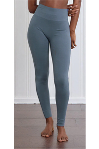 Run & Relax Bamboo Tights (Washed Blue)