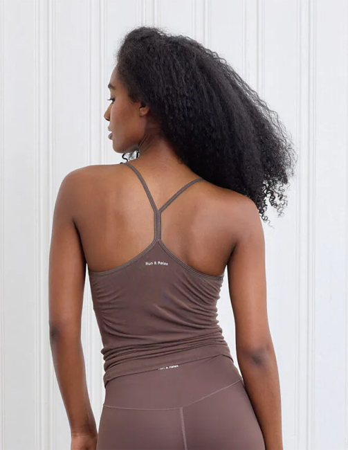 Run & Relax Karna Bamboo Top (Deep Espresso)