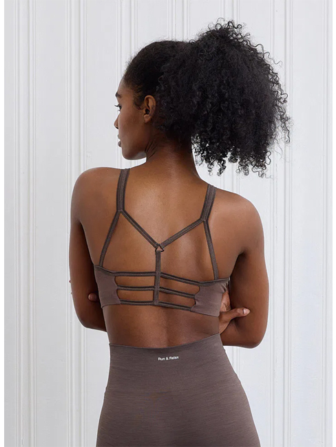 Run & Relax Leyla Bamboo Bra (Deep Espresso)