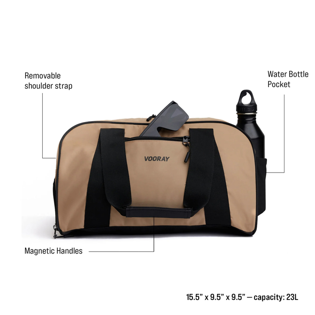 Vooray Burner Gym Duffel (Camel)