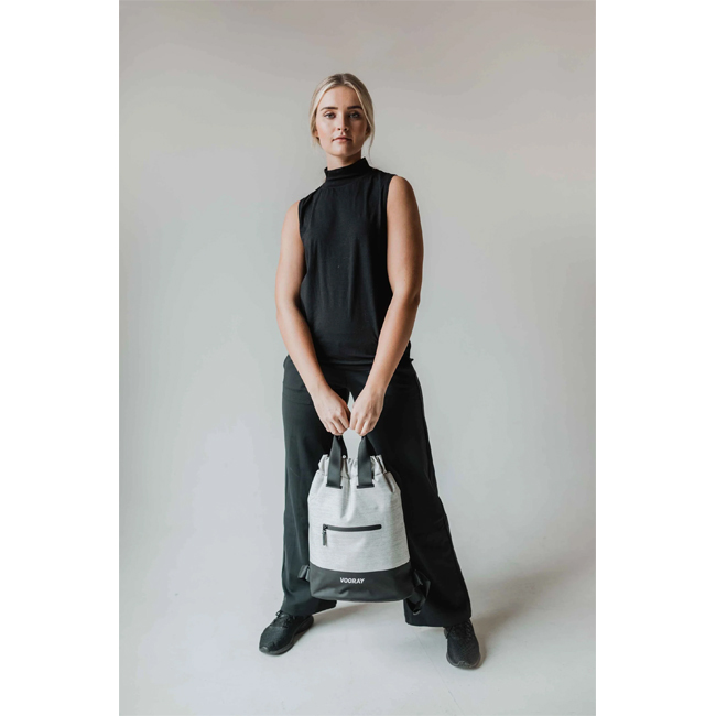 Vooray Flex Cinch Backpack (Heather Grey)