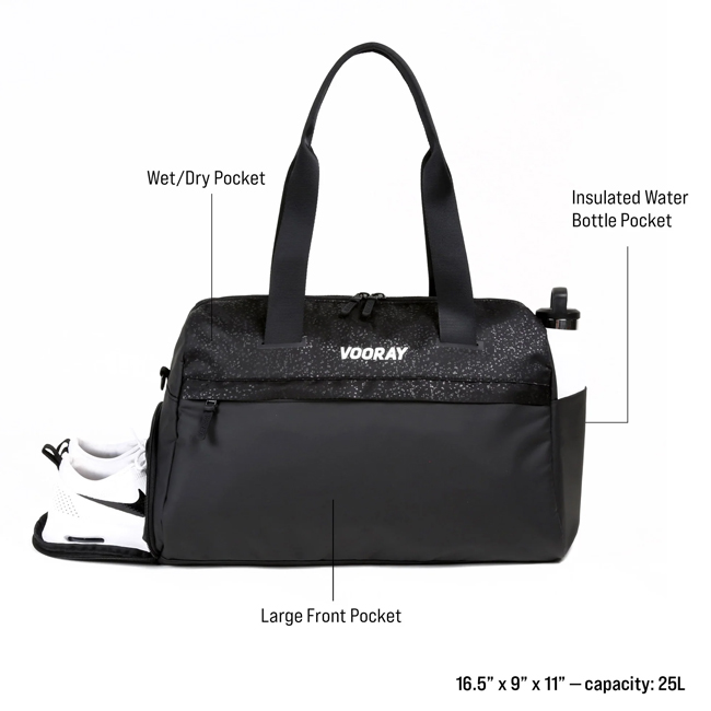 Vooray Trainer Duffel (Black Foil)