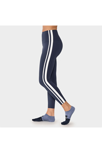 Tavi High Waisted 7/8 Stripe Tight (Navy Coconut)