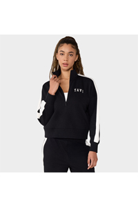 Tavi Half Zip Pullover (Ebony Coconut)