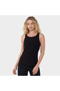 Tavi Relaxed Rib Tank (Ebony)