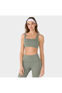 Tavi Square Neck Bra (Leaf)