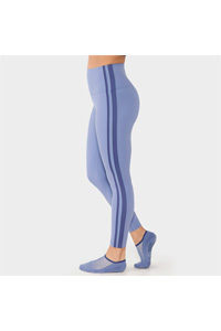 Tavi High Waisted 7/8 Stripe Tight (Serene Blue/Honor Blue)