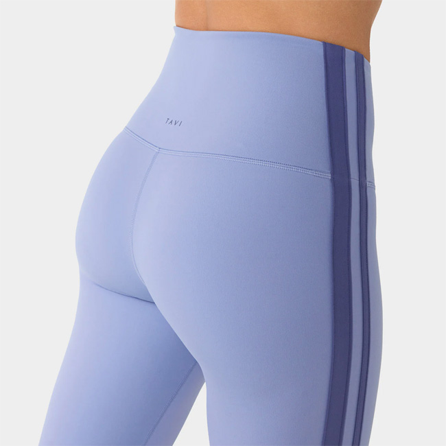 Tavi High Waisted 7/8 Stripe Tight (Serene Blue/Honor Blue)