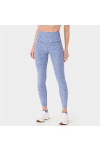 TaviCloud High Waisted 7/8 Tight (Serene Blue Space Dye)