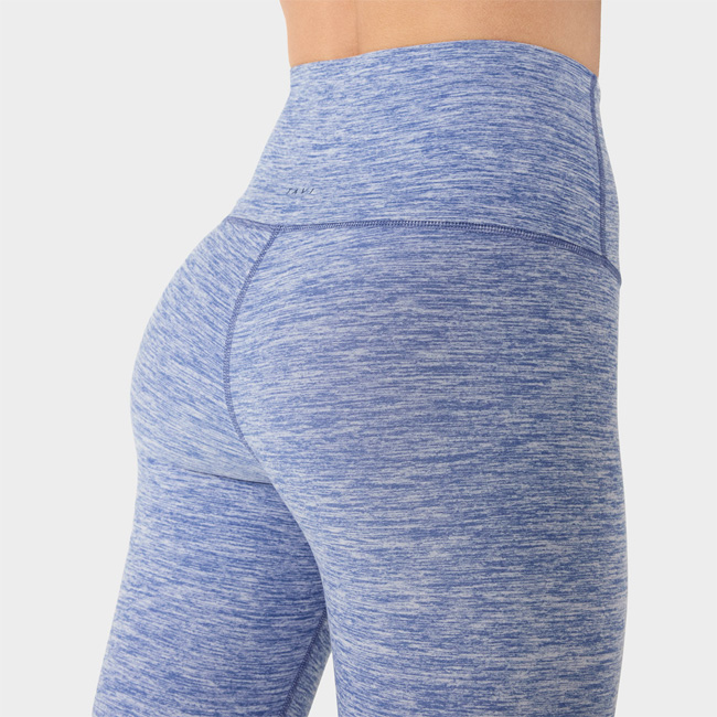 TaviCloud High Waisted 7/8 Tight (Serene Blue Space Dye)