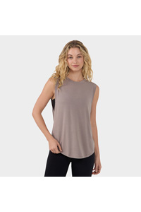 Tavi High Neck Muscle Tank (Pebble)