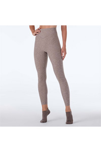 TaviCloud High Waisted 7/8 Smooth Rise Leggings (Pebble Space Dye)