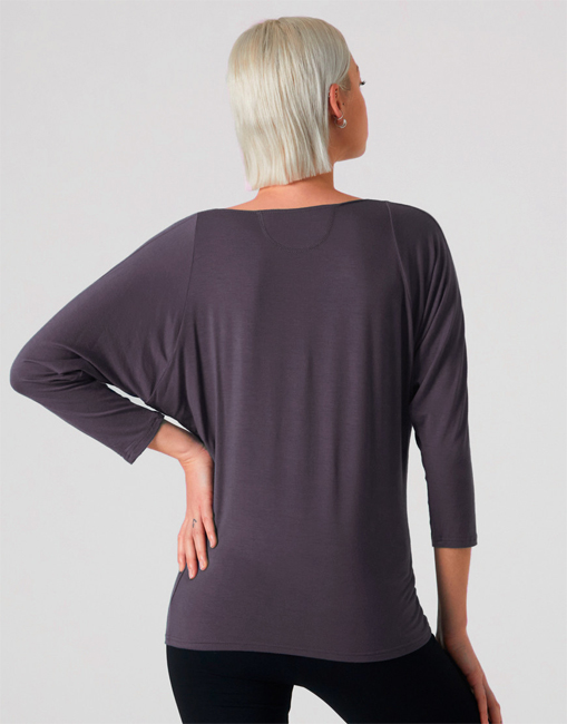 TempsDanse Bardane Bamboo Batsleeves T-shirt (Dark Grey)