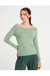 TempsDanse Baltik Bamboo Long Sleeves T-Shirt (Matcha)