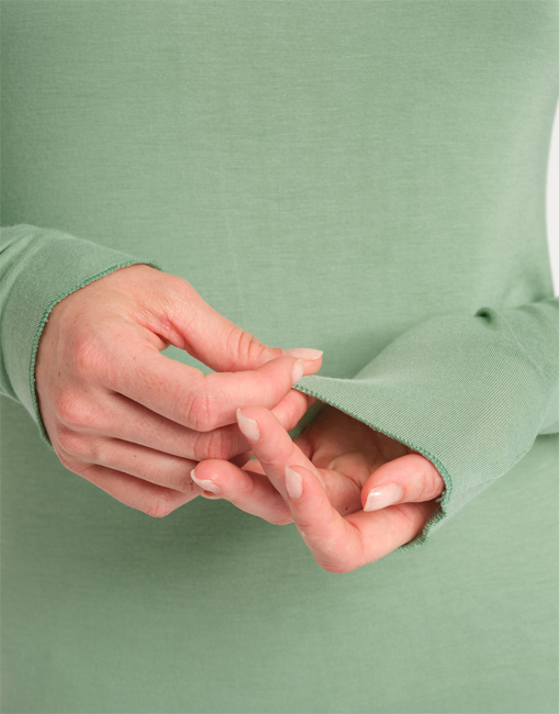 TempsDanse Baltik Bamboo Long Sleeves T-Shirt (Matcha)