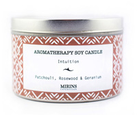 Soy Candle - Intuition - Patchouli, Rosewood & Geranium