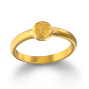 Satya Great Advantage Mini Ganesha Ring In Gold