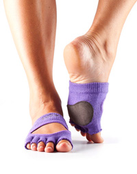 Toesox Halftoe Relev Grip (Light Purple)