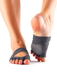Toesox Halftoe Relev Grip (Sultry)