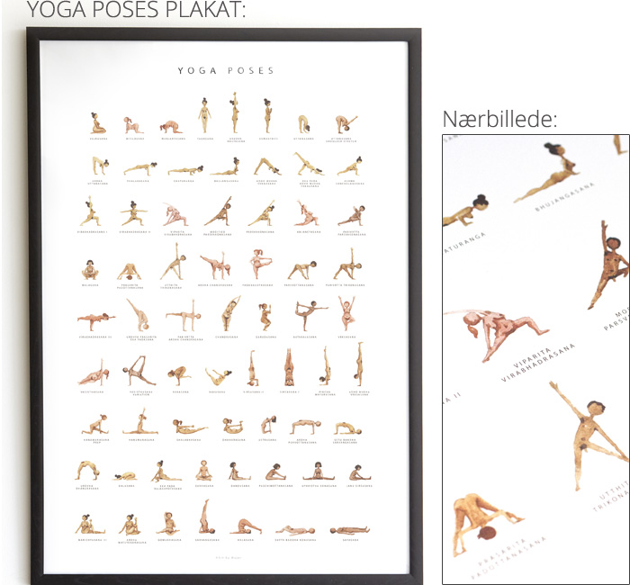 uddannelse dart hybrid Yoga Poses - Plakat
